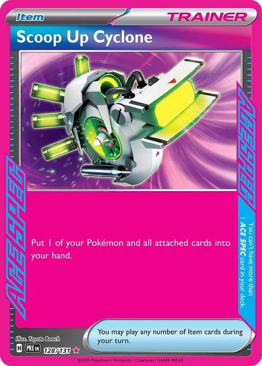 Scoop Up Cyclone (128/131) [Prismatic Evolutions]