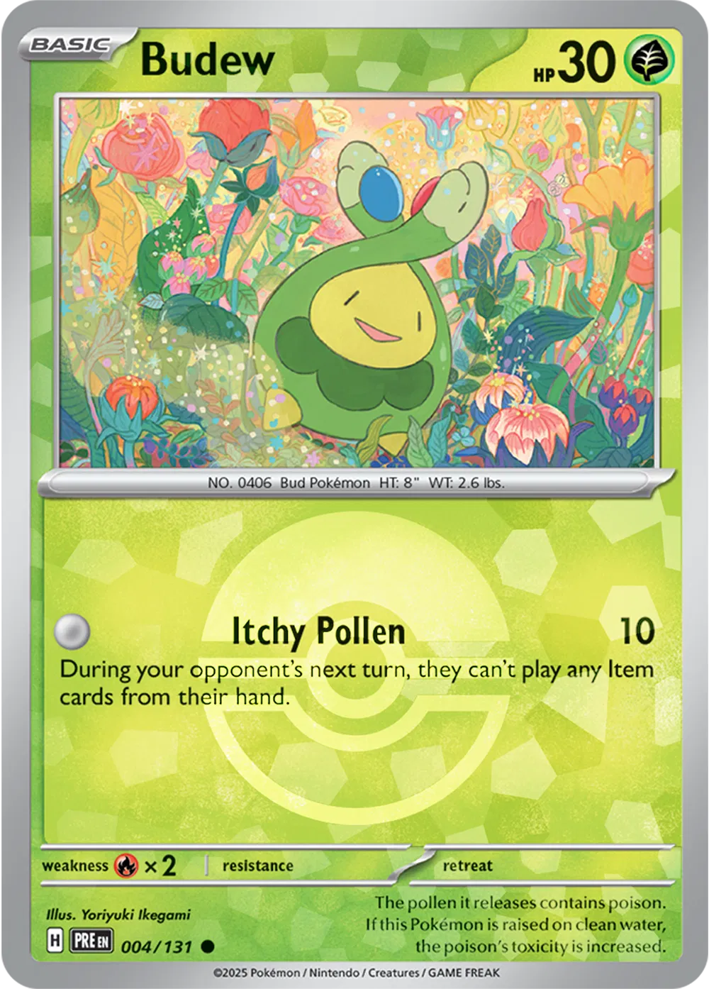 Budew (Poke Ball Pattern) (004/131) [Prismatic Evolutions]