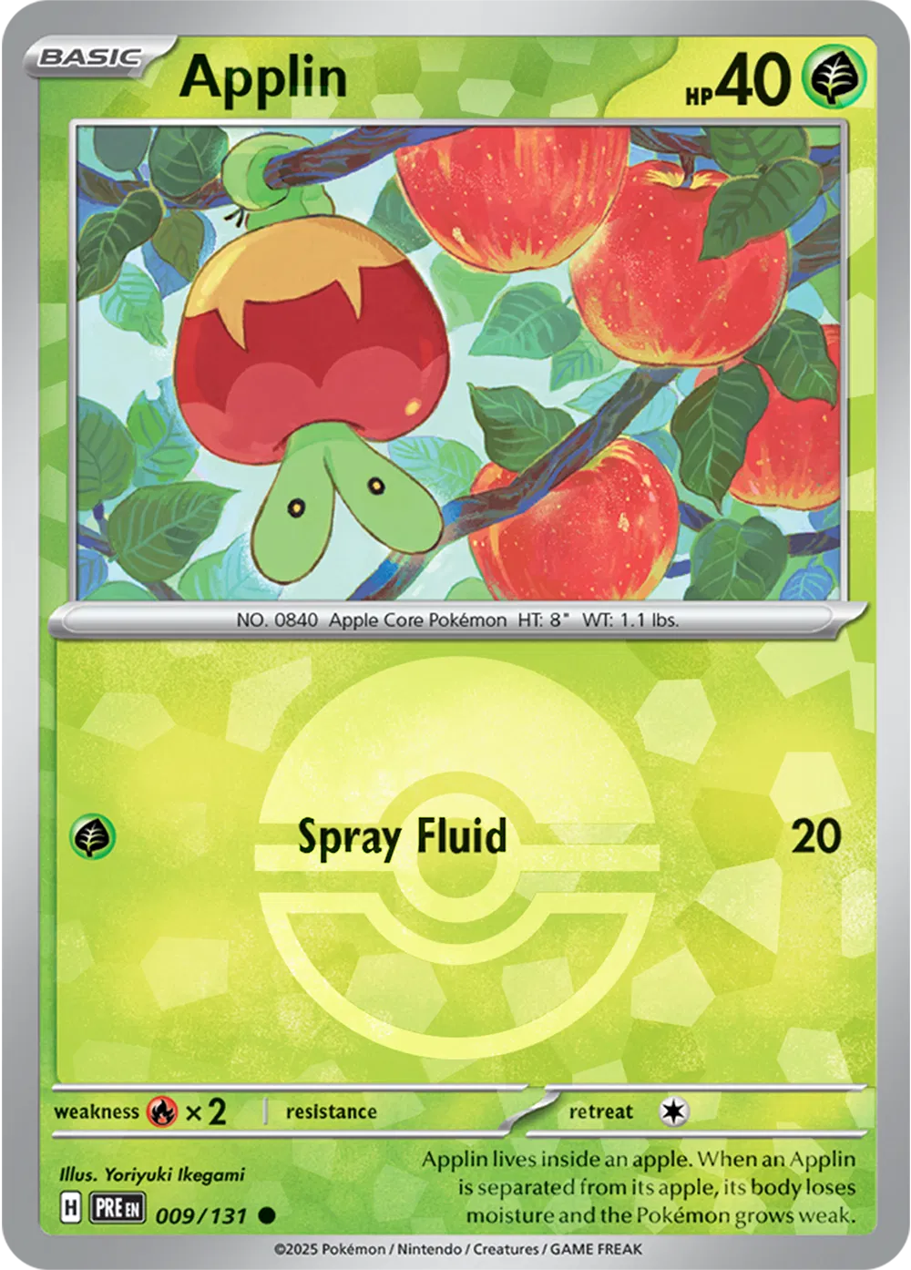 Applin (Poke Ball Pattern) (009/131) [Prismatic Evolutions]