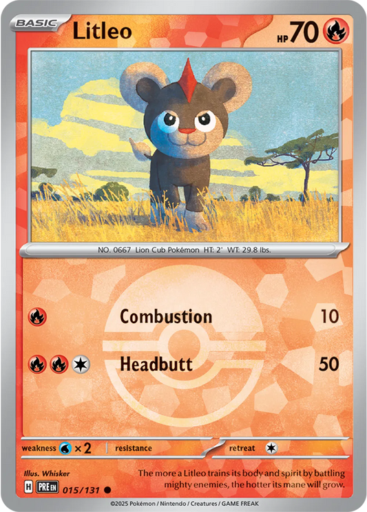 Litleo (Poke Ball Pattern) (015/131) [Prismatic Evolutions]