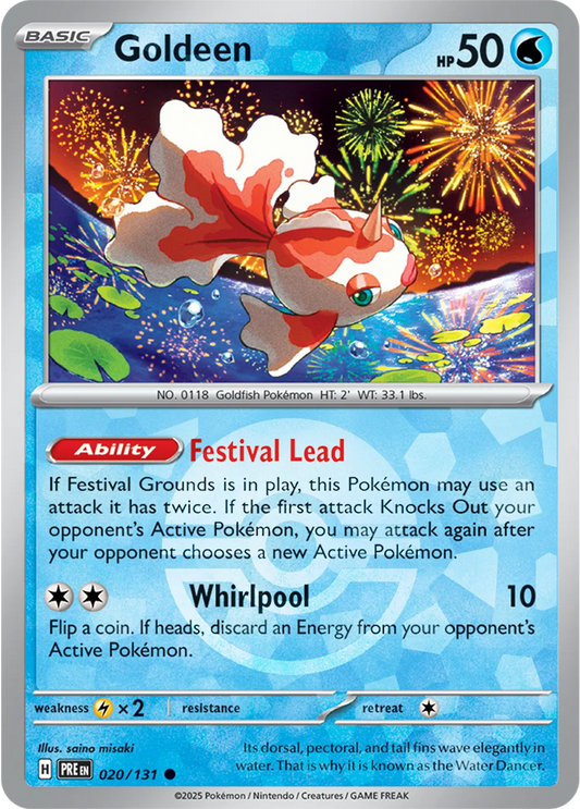 Goldeen (Poke Ball Pattern) (020/131) [Prismatic Evolutions]