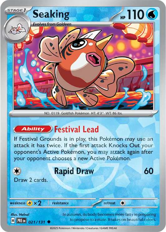 Seaking (Poke Ball Pattern) (021/131) [Prismatic Evolutions]