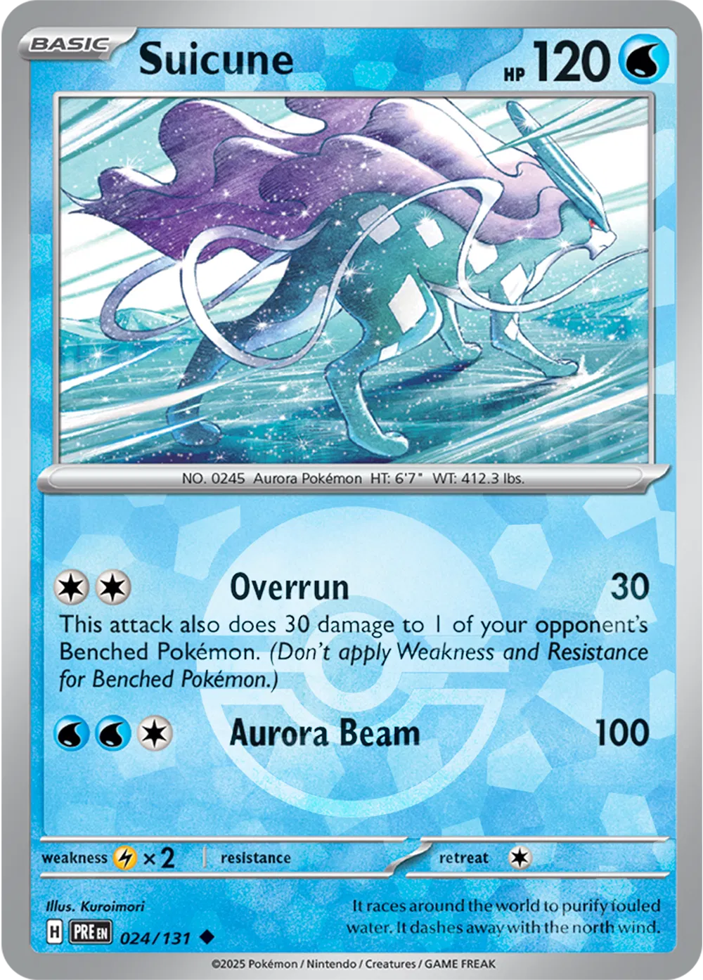 Suicune (Poke Ball Pattern) (024/131) [Prismatic Evolutions]