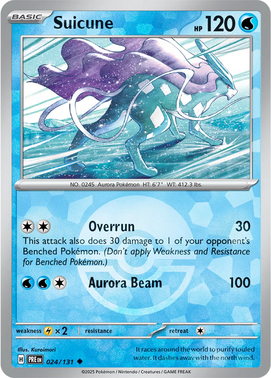 Suicune (Poke Ball Pattern) (024/131) [Prismatic Evolutions]