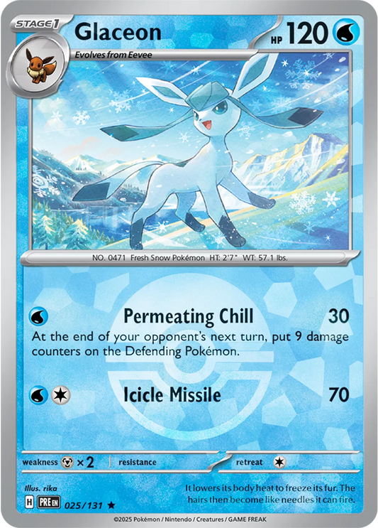 Glaceon (Poke Ball Pattern) (025/131) [Prismatic Evolutions]