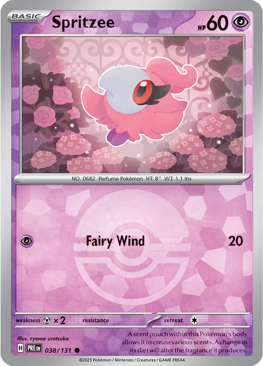 Spritzee (Poke Ball Pattern) (038/131) [Prismatic Evolutions]