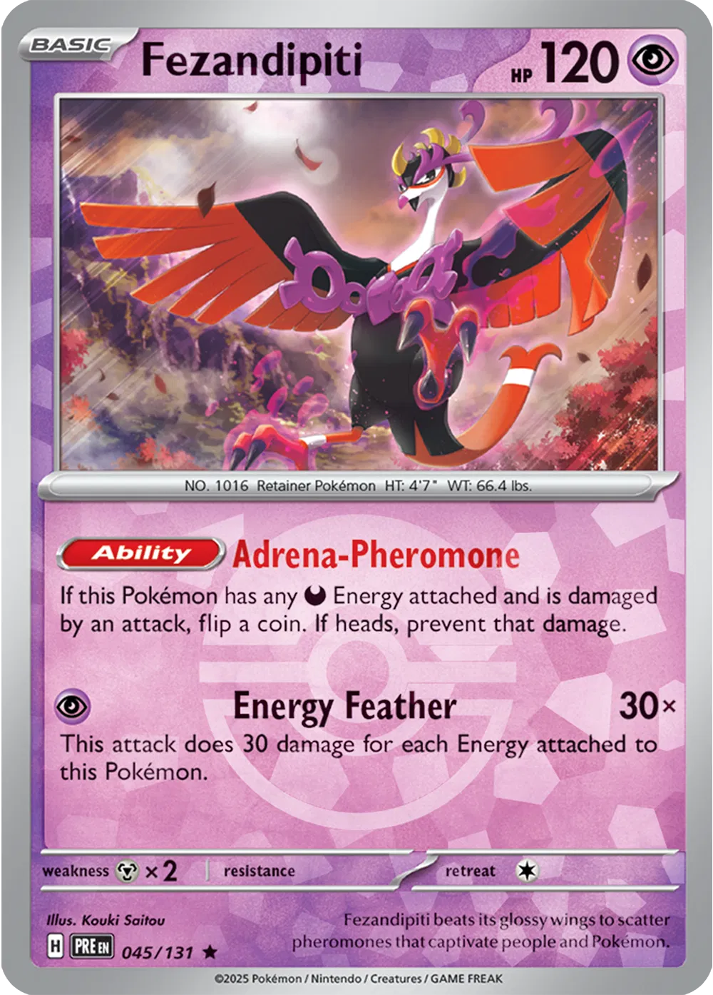Fezandipiti (Poke Ball Pattern) (045/131) [Prismatic Evolutions]