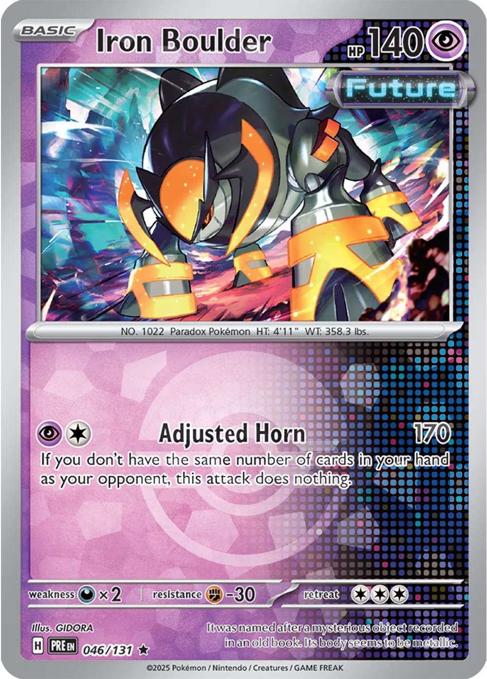 Iron Boulder (Poke Ball Pattern) (046/131) [Prismatic Evolutions]