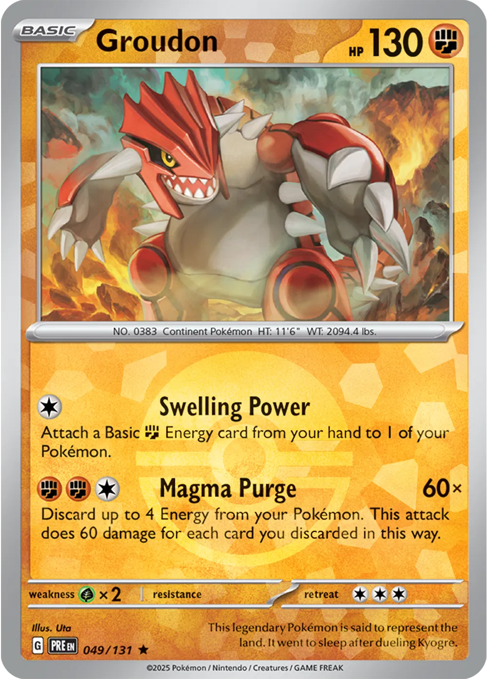 Groudon (Poke Ball Pattern) (049/131) [Prismatic Evolutions]