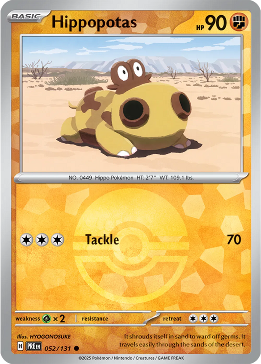 Hippopotas (Poke Ball Pattern) (052/131) [Prismatic Evolutions]