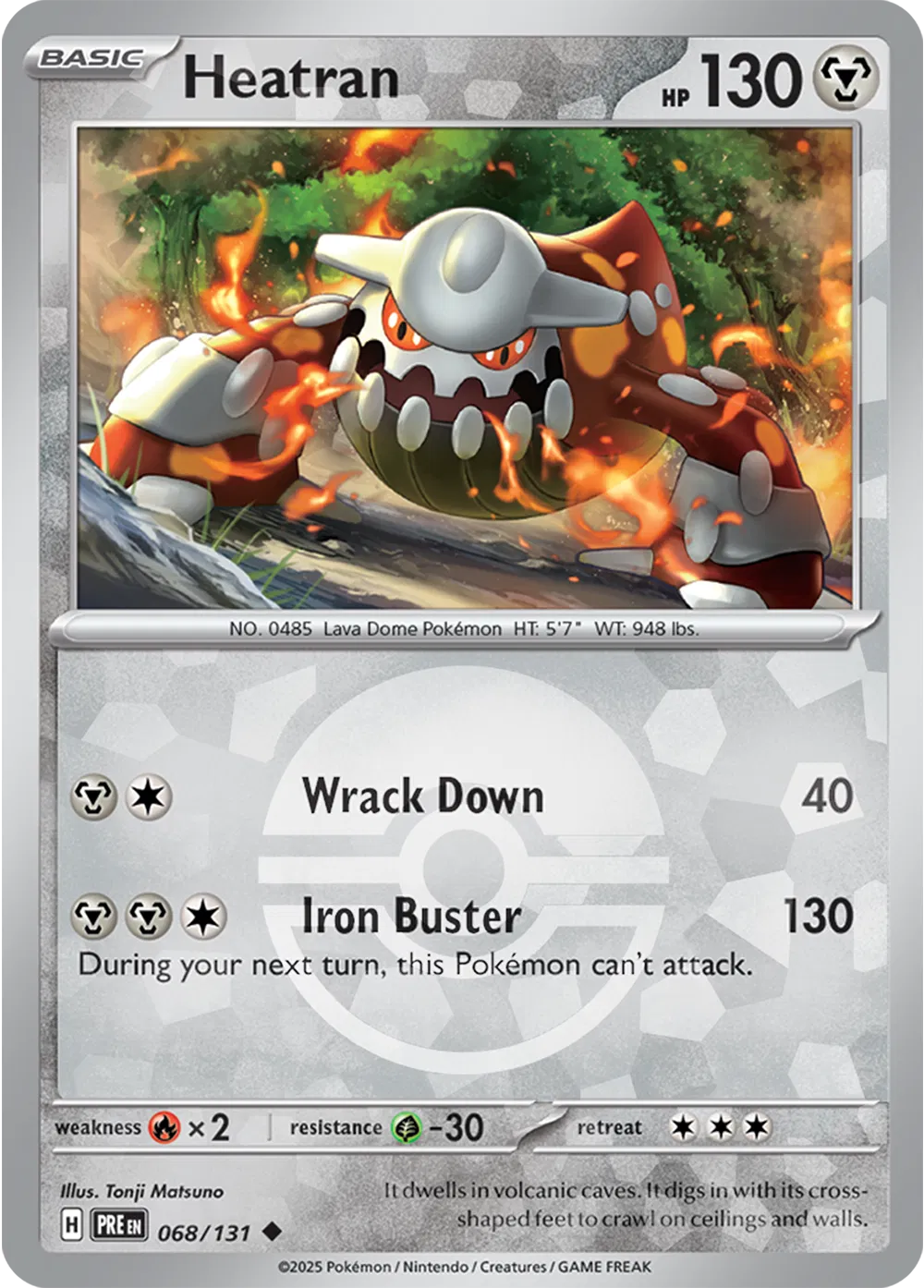 Heatran (Poke Ball Pattern) (068/131) [Prismatic Evolutions]