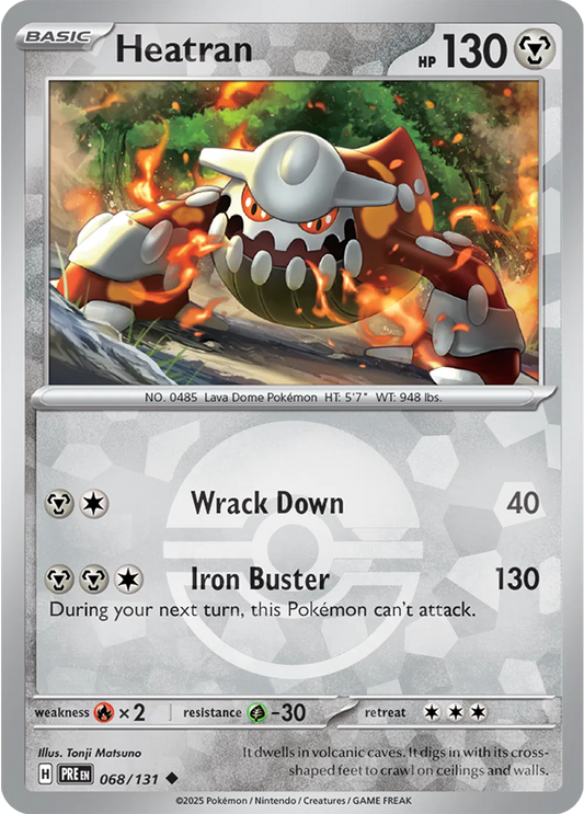 Heatran (Poke Ball Pattern) (068/131) [Prismatic Evolutions]