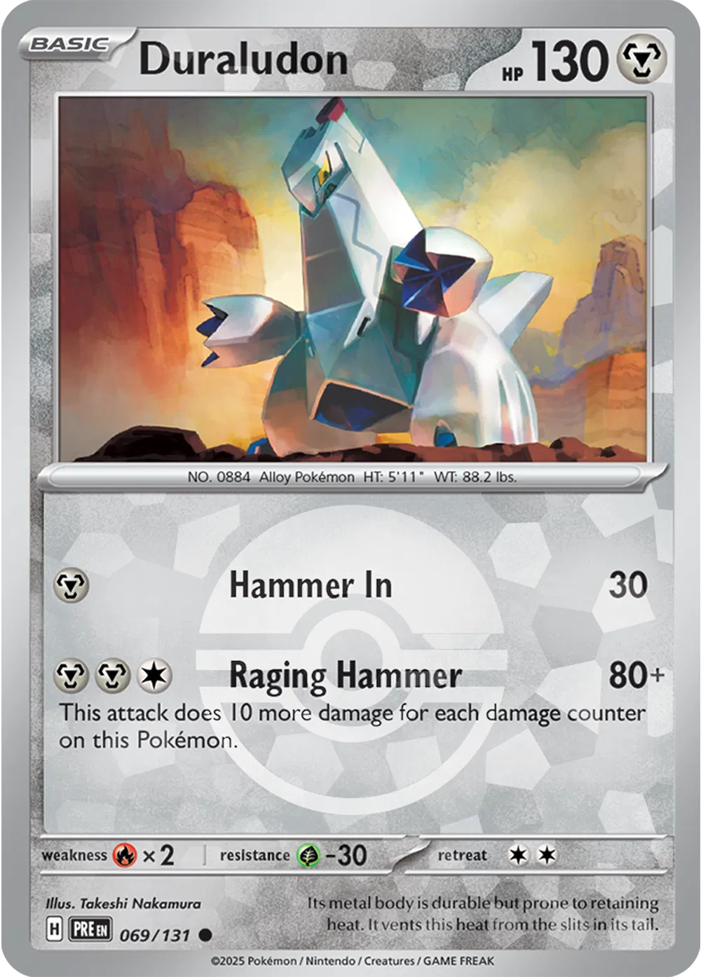 Duraludon (Poke Ball Pattern) (069/131) [Prismatic Evolutions]