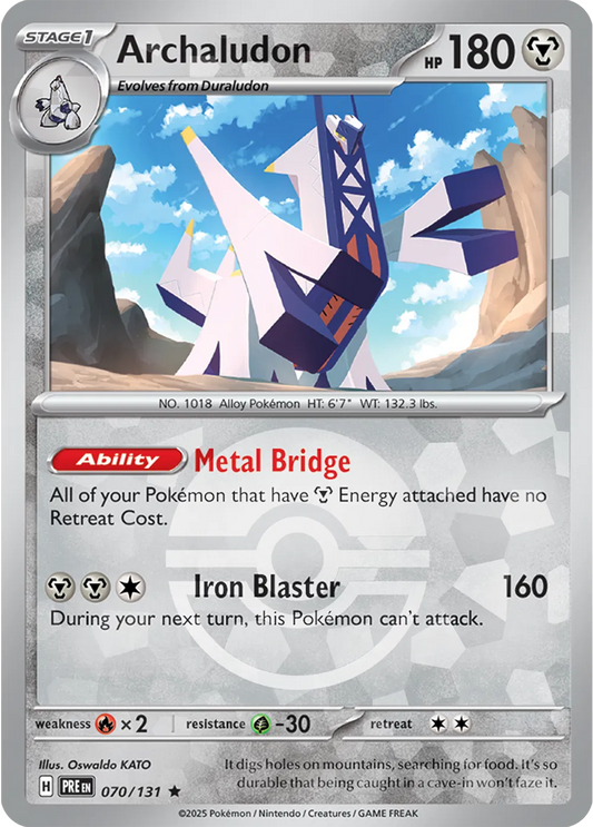 Archaludon (Poke Ball Pattern) (070/131) [Prismatic Evolutions]
