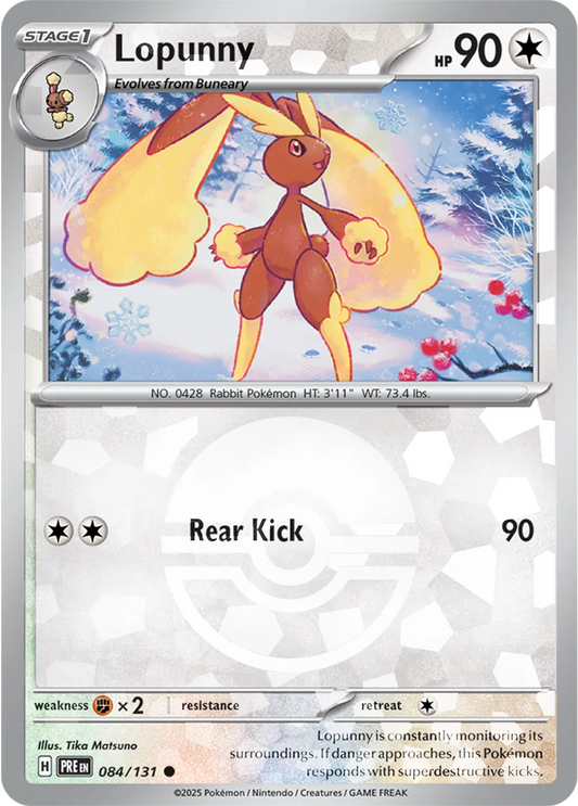 Lopunny (Poke Ball Pattern) (084/131) [Prismatic Evolutions]