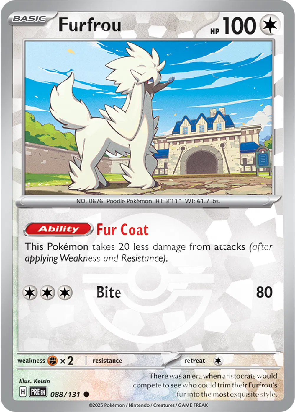 Furfrou (Poke Ball Pattern) (088/131) [Prismatic Evolutions]