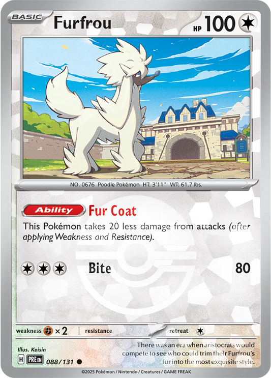Furfrou (Poke Ball Pattern) (088/131) [Prismatic Evolutions]