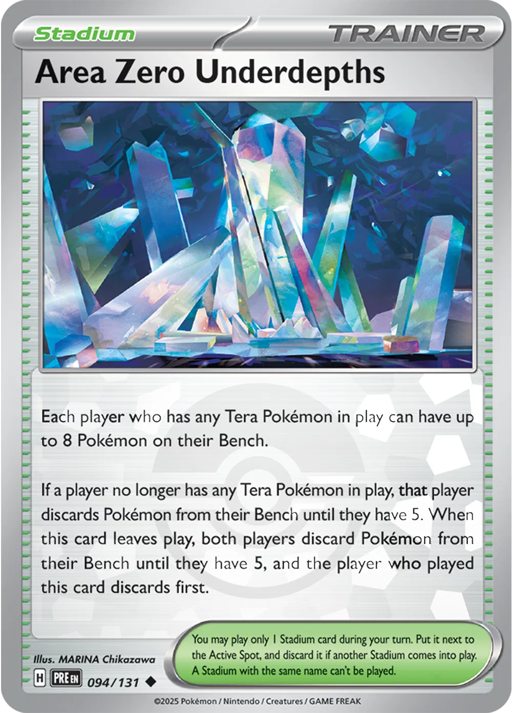 Area Zero Underdepths (Poke Ball Pattern) (094/131) [Prismatic Evolutions]