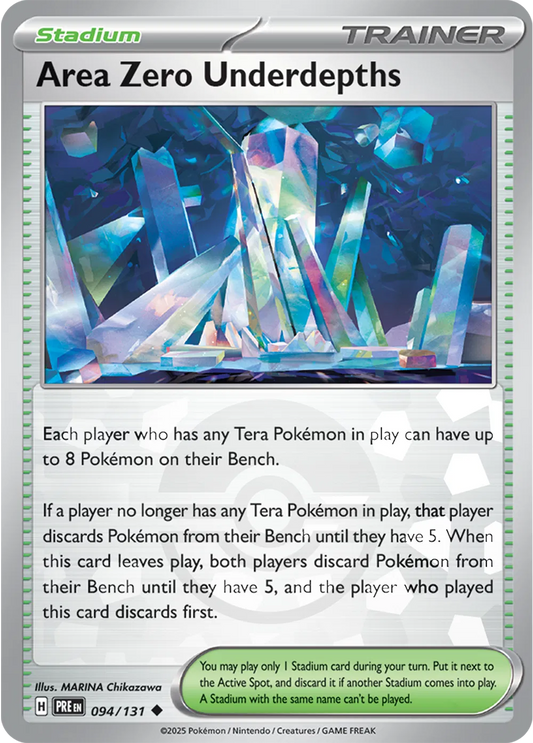 Area Zero Underdepths (Poke Ball Pattern) (094/131) [Prismatic Evolutions]
