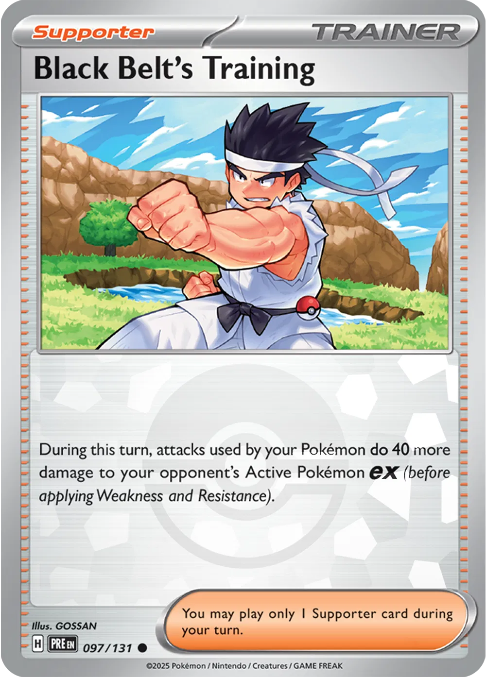 Black Belt's Training (Poke Ball Pattern) (097/131) [Prismatic Evolutions]