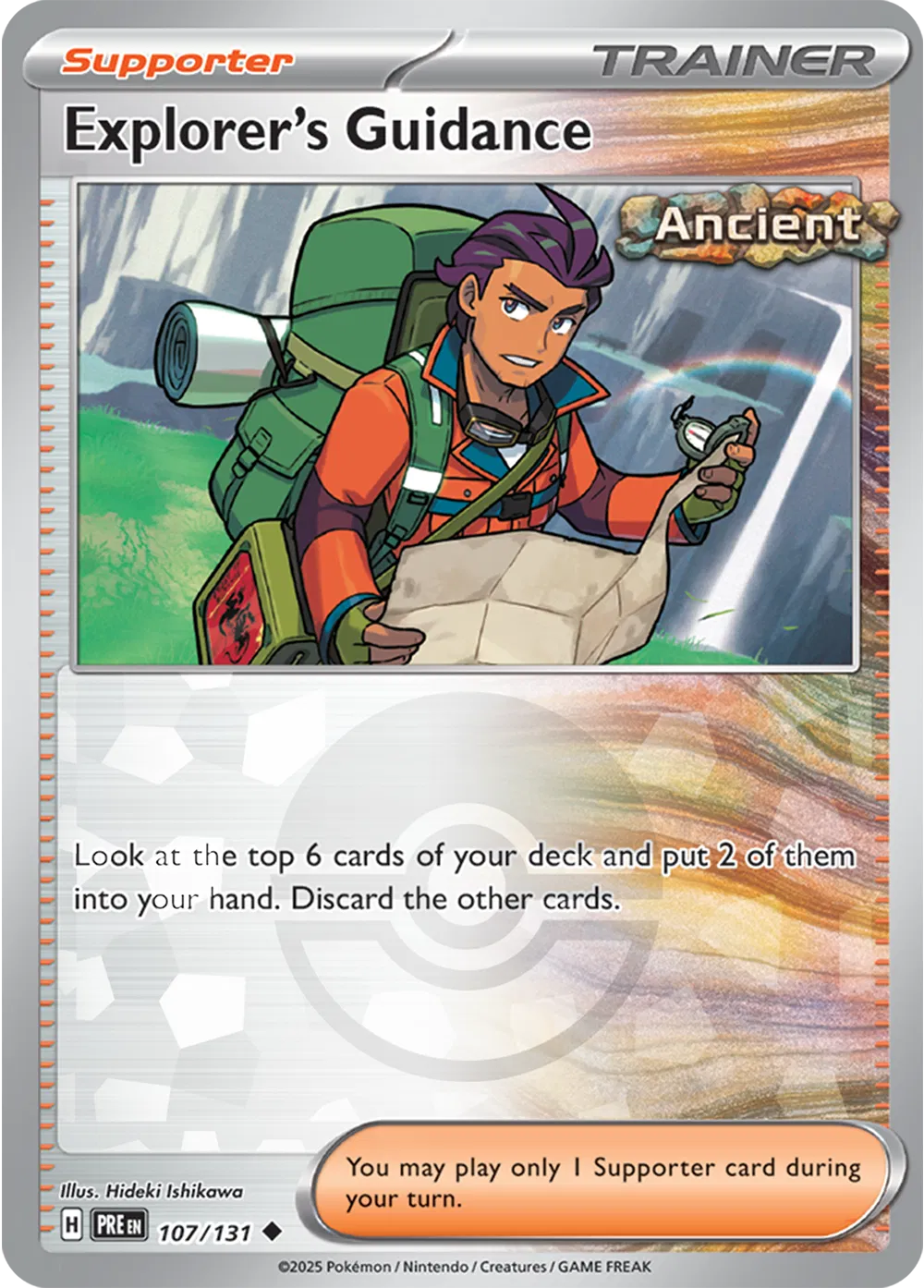 Explorer's Guidance (Poke Ball Pattern) (107/131) [Prismatic Evolutions]