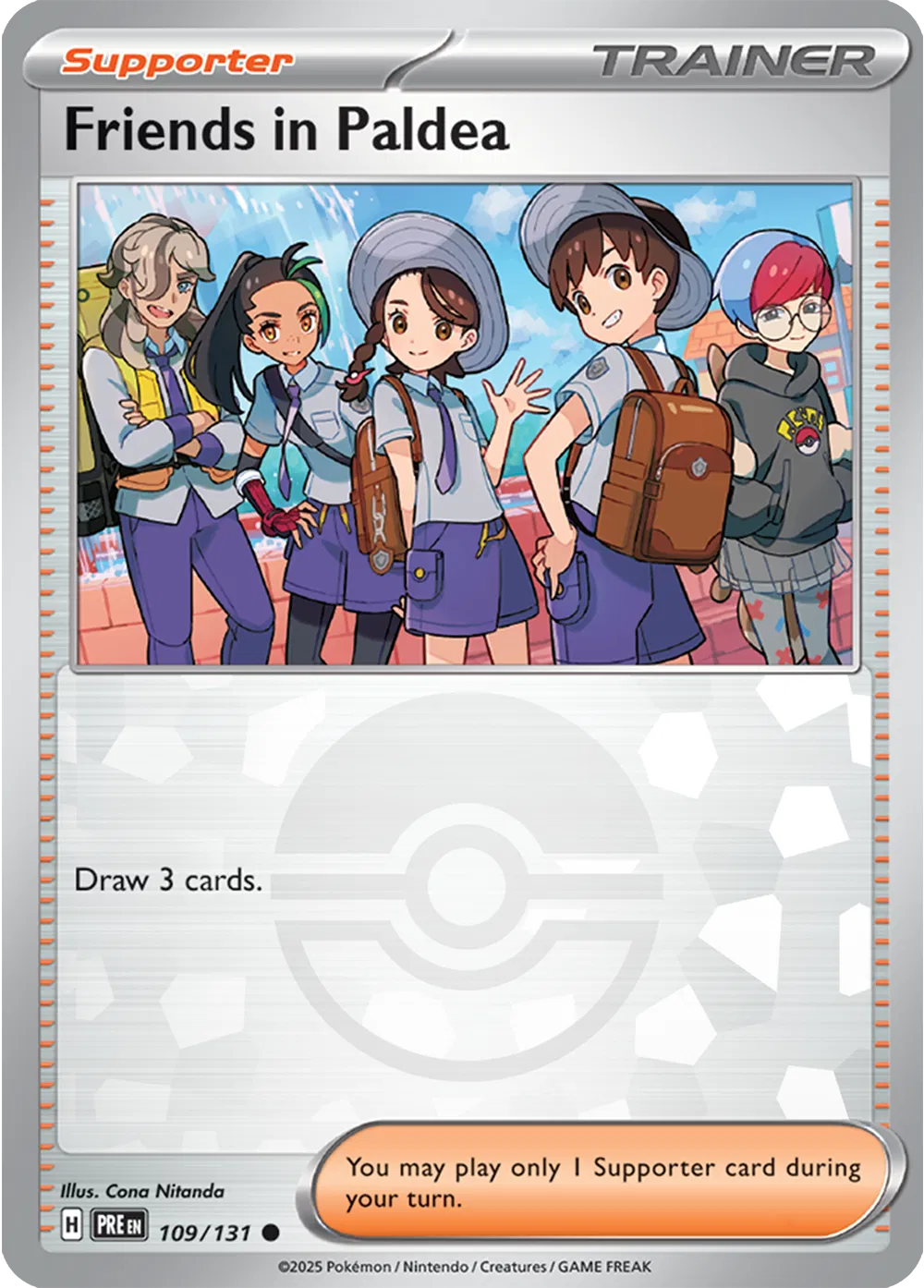 Friends in Paldea (Poke Ball Pattern) (109/131) [Prismatic Evolutions]