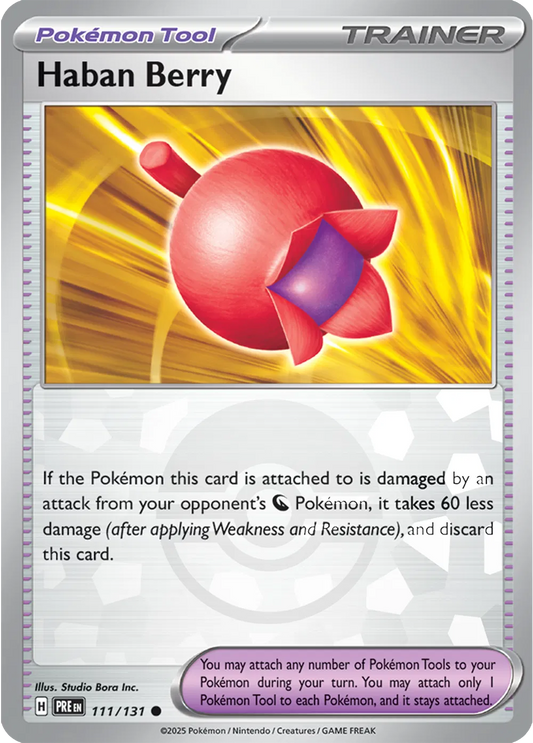Haban Berry (Poke Ball Pattern) (111/131) [Prismatic Evolutions]
