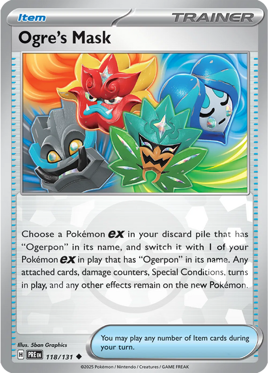 Ogre's Mask (Poke Ball Pattern) (118/131) [Prismatic Evolutions]