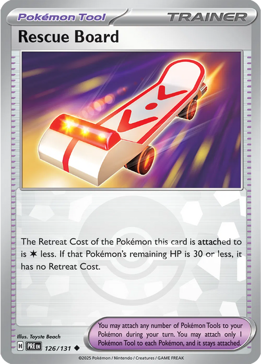 Rescue Board (Poke Ball Pattern) (126/131) [Prismatic Evolutions]