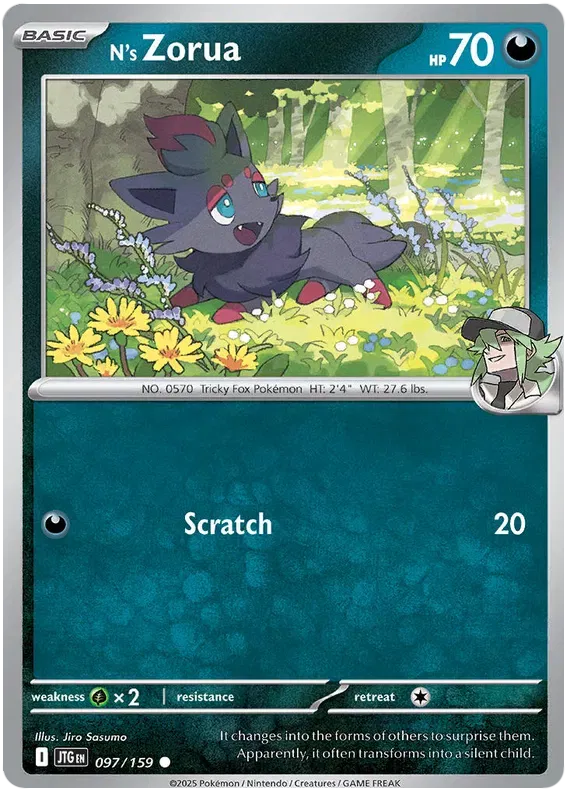 N's Zorua (097/159) [Journey Together]