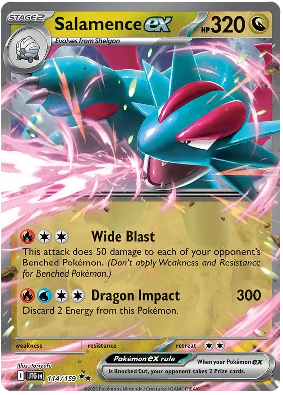 Salamence ex (114/159) [Journey Together]