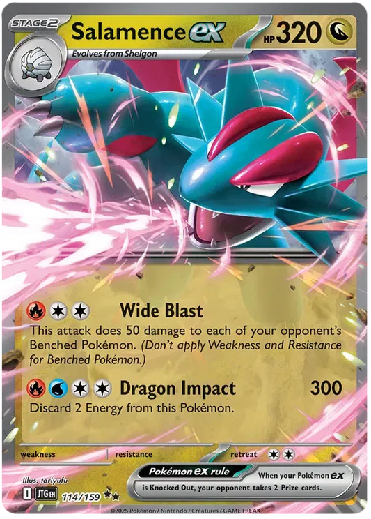 Salamence ex (114/159) [Journey Together]