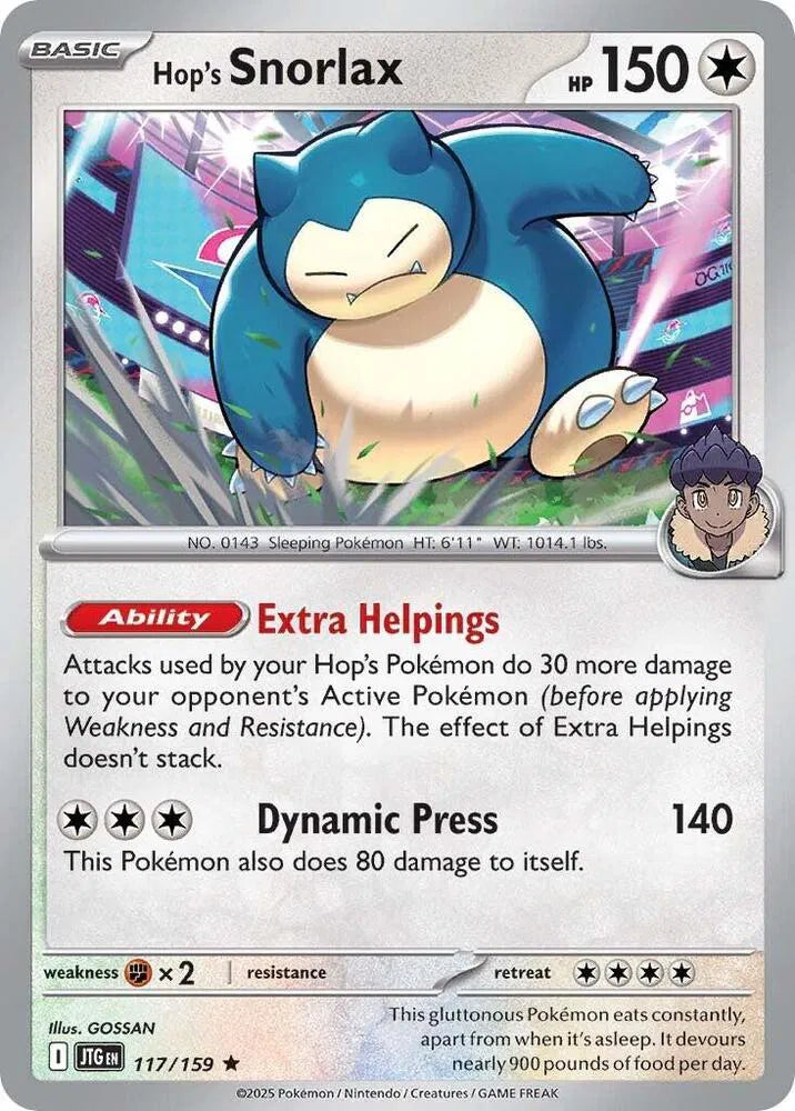 Hop's Snorlax (117/159) [Journey Together]