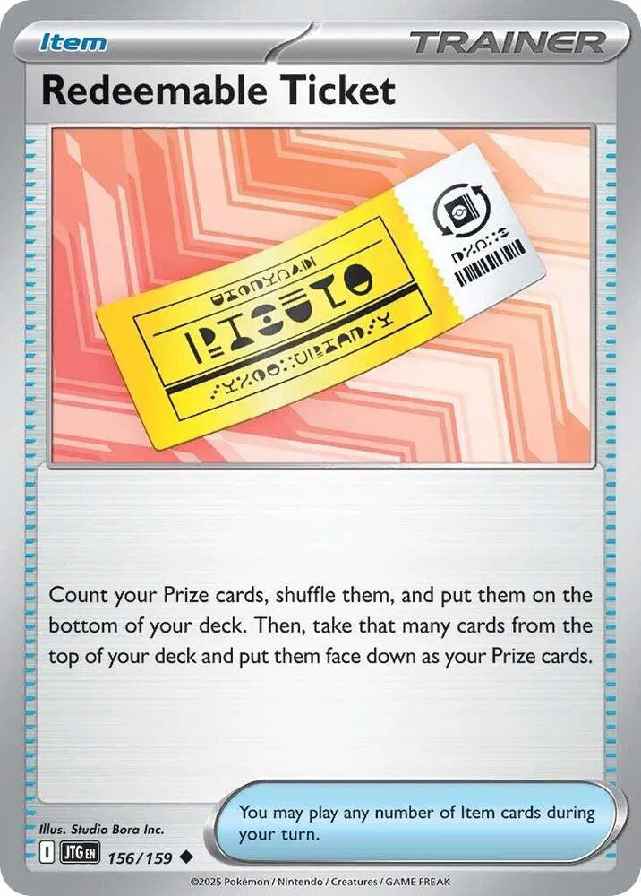 Redeemable Ticket (156/159) [Journey Together]