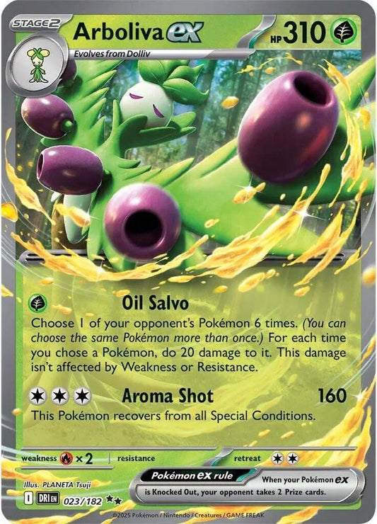 Arboliva ex (023/182) [Destined Rivals]