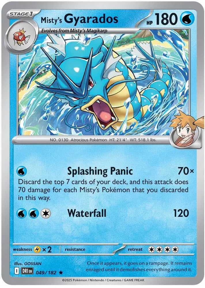 Misty's Gyarados (049/182) [Destined Rivals]
