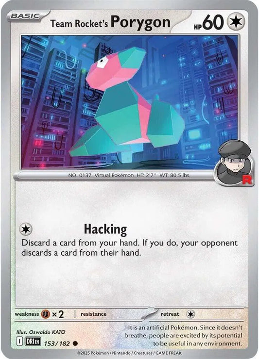 Team Rocket's Porygon (153/182) [Destined Rivals]