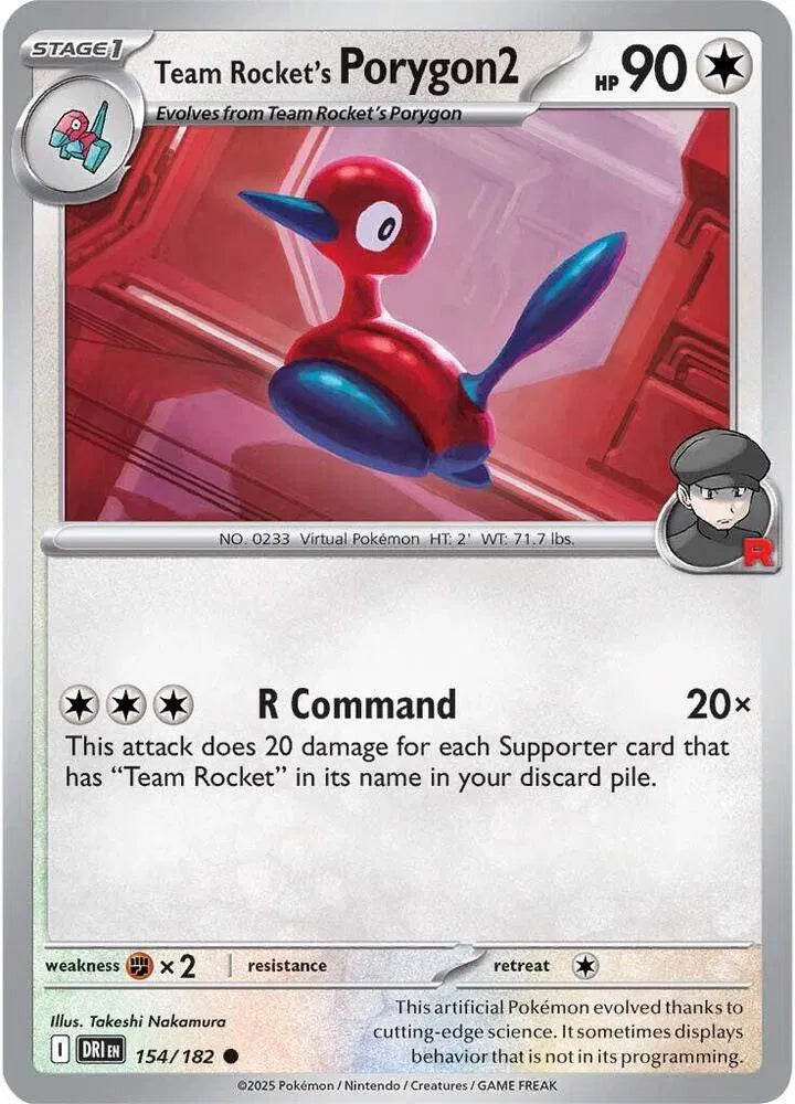 Team Rocket's Porygon2 (154/182) [Destined Rivals]