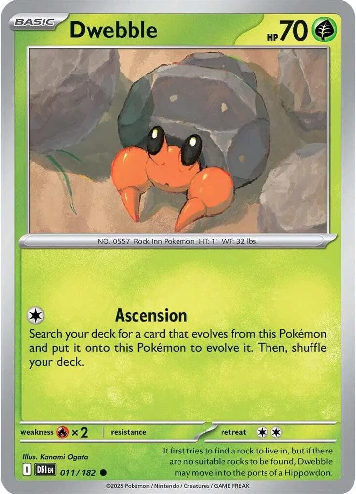 Dwebble (011/182) [Destined Rivals]