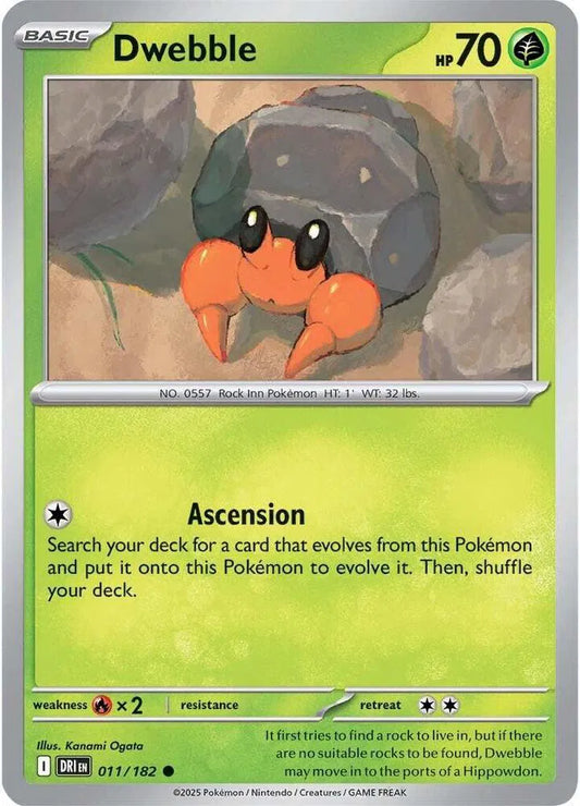 Dwebble (011/182) [Destined Rivals]