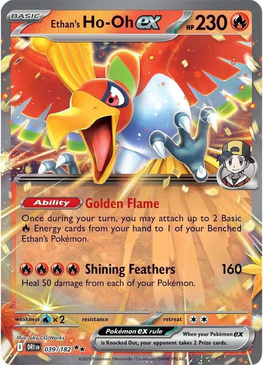 Ethan's Ho-oh ex (039/182) [Destined Rivals]