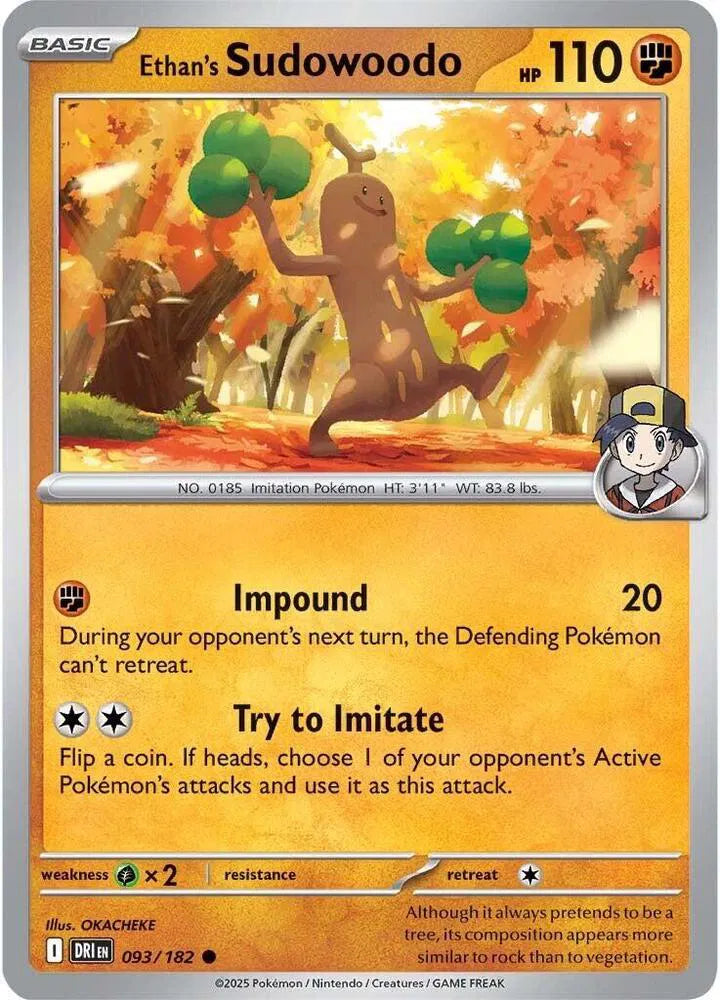 Ethan's Sudowoodo (093/182) [Destined Rivals]
