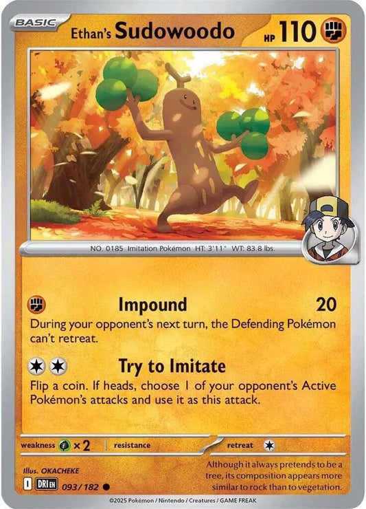 Ethan's Sudowoodo (093/182) [Destined Rivals]