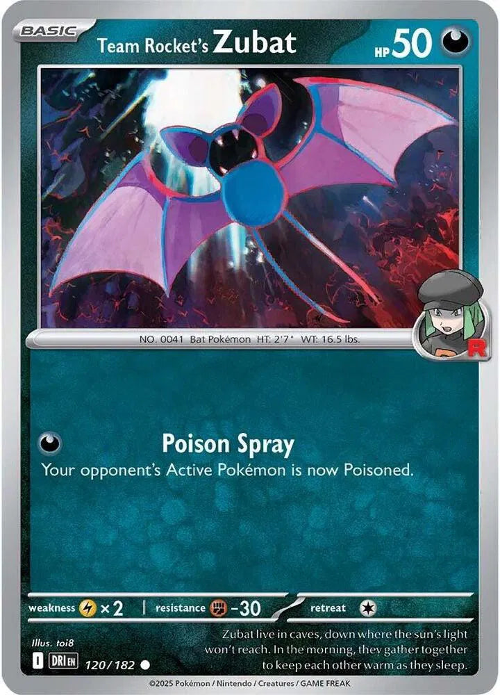 Team Rocket's Zubat (120/182) [Destined Rivals]