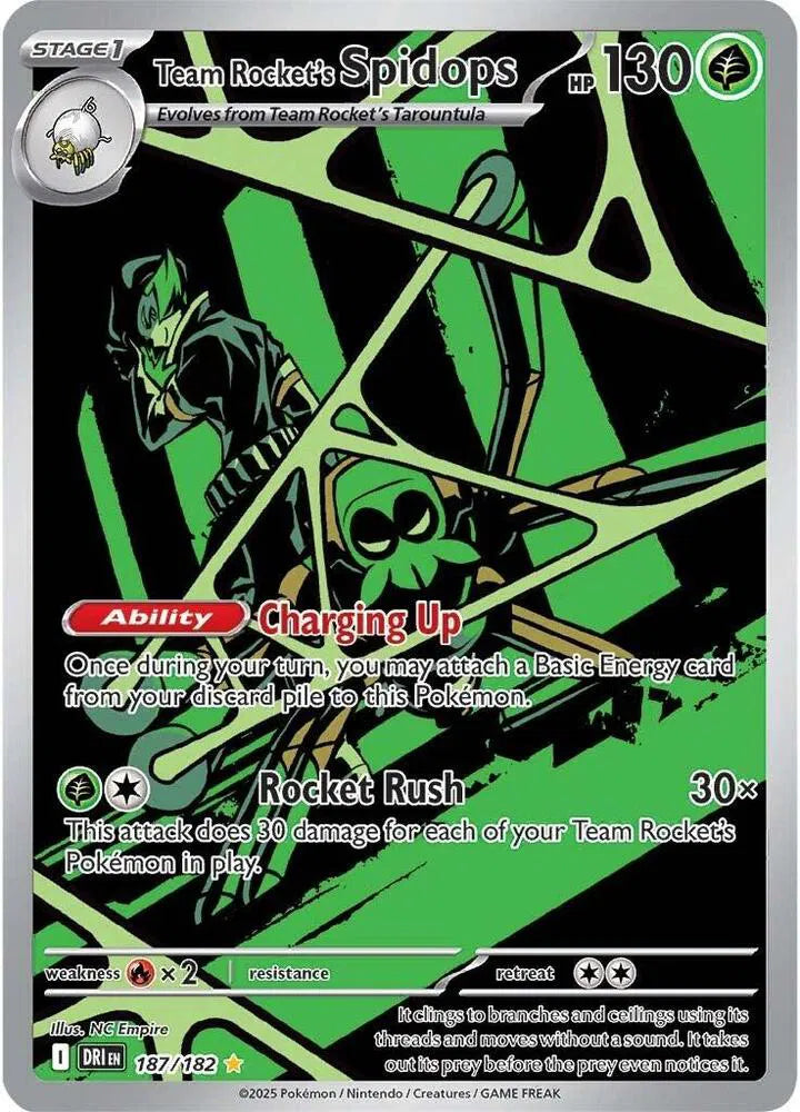 Team Rocket's Spidops (187/182) [Destined Rivals]