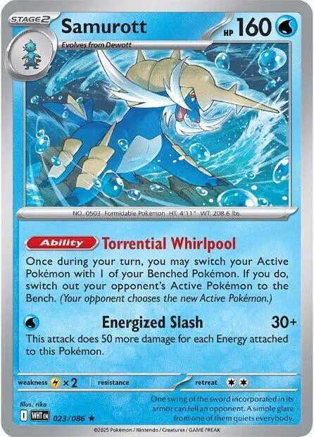 Samurott (023/086) [White Flare]