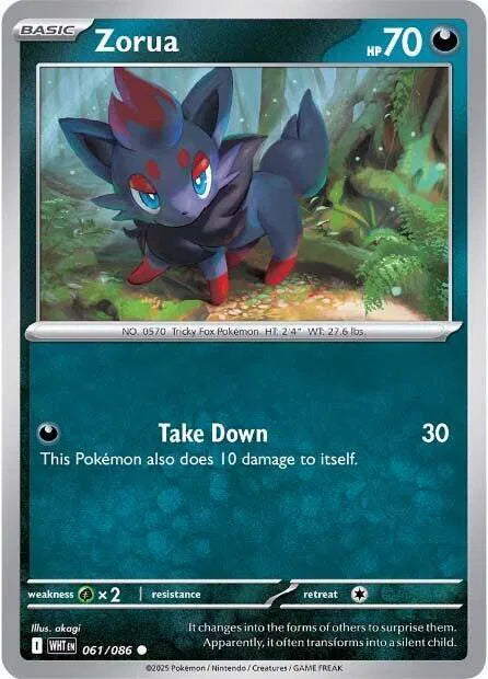 Zorua (061/086) [White Flare]