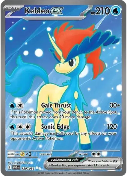 Keldeo ex (159/086) [White Flare]