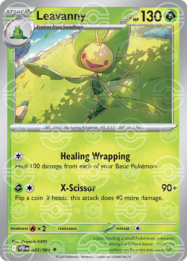 Leavanny (Poke Ball Pattern) (003/086) [White Flare]