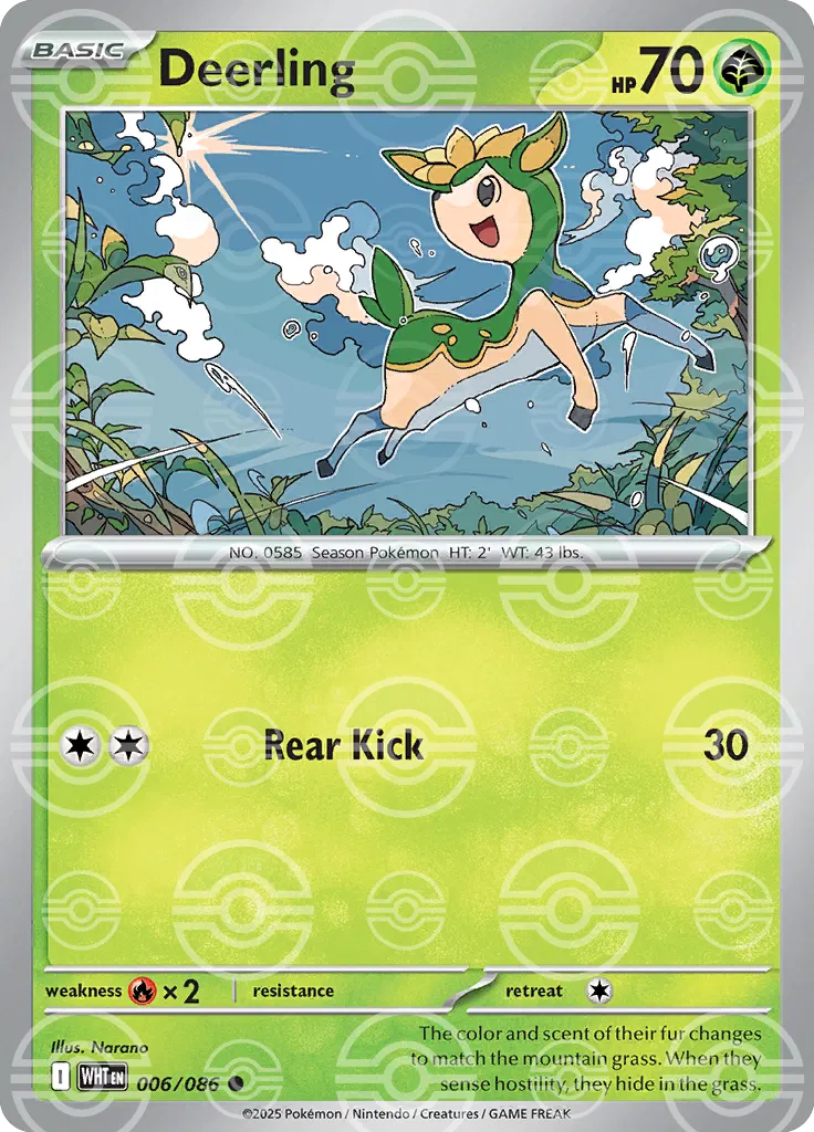 Deerling (Poke Ball Pattern) (006/086) [White Flare]